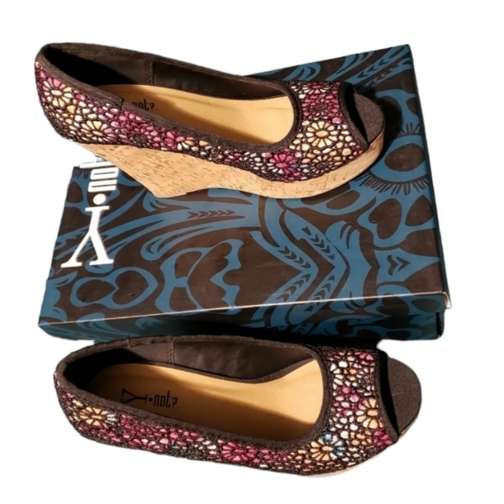 Y Not open toe platform shoes